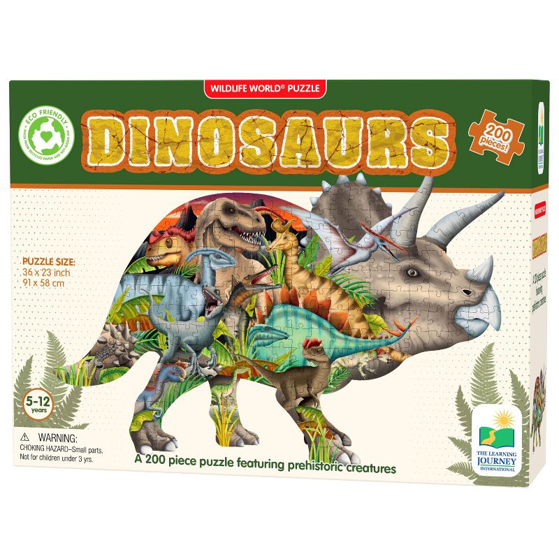 The Learning Journey Wildlife World Dinosaur Puzzle (200 pcs), 3 of 4