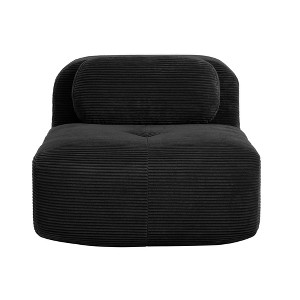 Racxily Modular Sectional Sofa - Corduroy Corner Sofa W/Pillows, Breathable Material, Non-Slip Base, Ready-to-Use for Stylish Interiors - 1 of 4