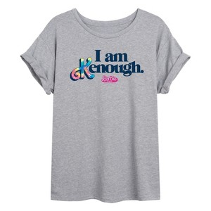 Women's - Barbie - I Am Kenough Oversized Graphic T-Shirt - 1 of 4