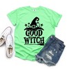 Simply Sage Market Women's Good Witch Broom Short Sleeve Garment Dyed Tee - 3 of 4