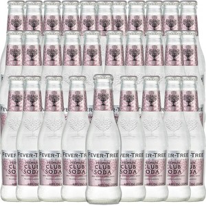 Fever Tree Club Soda - Premium Quality Mixer - Refreshing Beverage for Cocktails & Mocktails 200ml Bottles - 1 of 4