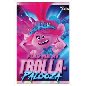 Trends International Trolls: Band Together - Poppy Framed Wall Poster Prints - 1 of 4