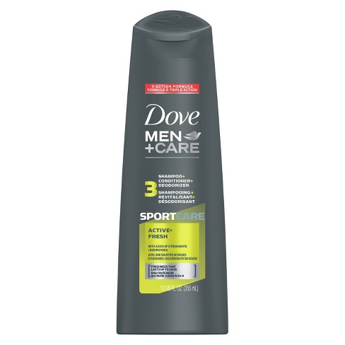 Dove Mencare Sport Care Active Fresh Hair Shampoo Conditioner 12oz