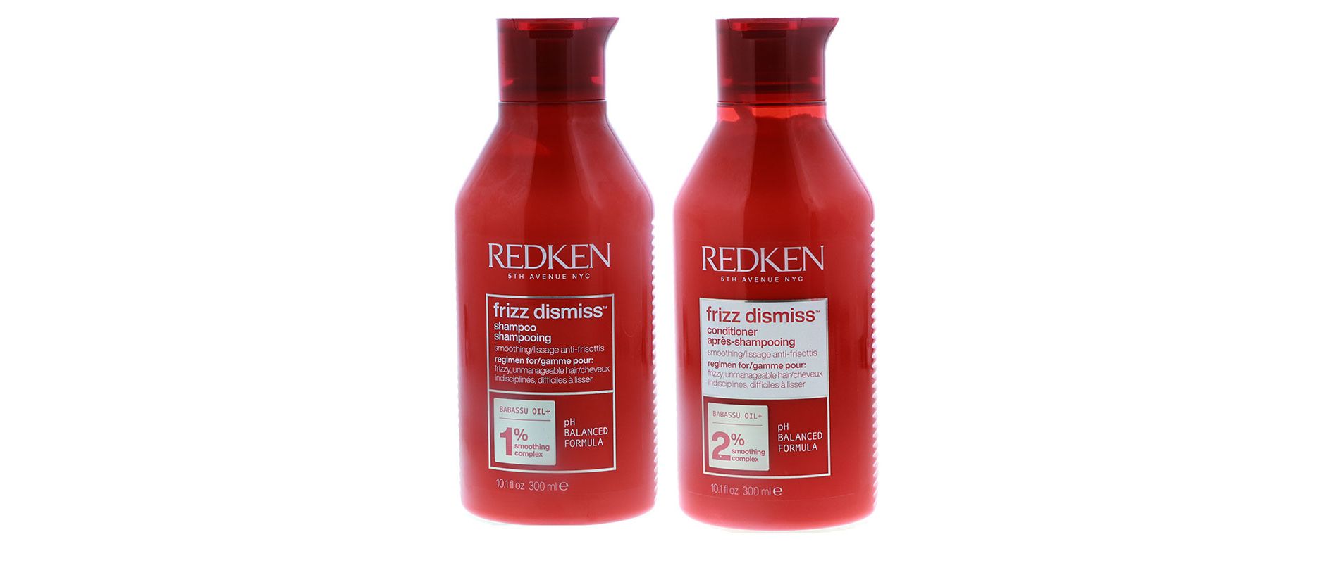 Redken Frizz Dismiss Shampoo, 10.1 oz & Redken Frizz Dismiss Conditioner, 10.1 oz DUO