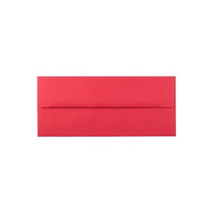 JAM Paper #10 Business Colored Envelopes 4.125 x 9.5 Red Recycled 67161 - 1 of 4