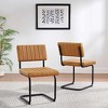 Modway Parity Vegan Leather Dining Side Chairs - Set of 2 - 2 of 4