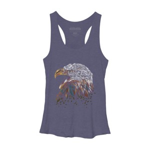 Women's Design By Humans WILD EAGLE By Dandingeroz Racerback Tank Top - 1 of 3