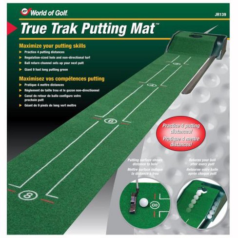 Jef World Of Golf Tru Trak Putting Mat Target