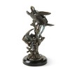 SPI Home Metal Single Sea Turtle with Fish Figurine – 9" Coastal Marine Life Sculpture for Ocean-Themed Decor - 3 of 4