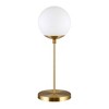 Hudson and Canal 21" Tall Globe and Stem Table Lamp with Round Glass Shade - 2 of 4