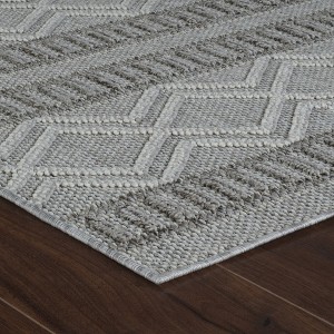 Rug Branch Hogar Abstract Modern Indoor Outdoor Area Rug - 1 of 3