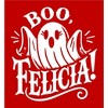 Boo Ghost Felicia Adult Crew Neck Short Sleeve Tee - 2 of 2