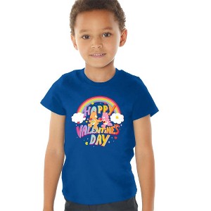 Toddler Boys' Care Bears Happy Valentine's Day Lovealot Bear T-Shirt For Toddler Boys And Girls - 1 of 4