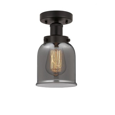 Oxford - 1 Light Semi-Flush Mount In Industrial Style-8.25 Inches Tall and 6.5 Inches Wide