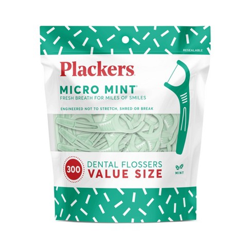 plackers micro mint dental floss