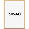 PosterPalooza | Minimalist Shadow Box Brown Picture Frame - UV Acrylic, Backing, Hanging Hardware - 2 of 4