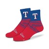 MLB Texas Rangers Youth Quarter Socks - 2pk: Cushioned Heel & Toe, Team Logo Design - 2 of 4