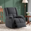 GlasFlength Accent Recliner Chairs, Wide Recliner, Adjustable Single Recliner Chair, for Living Room, Bedroom, Apartment, Gray, 31.5"*29"*42.8" - 2 of 4