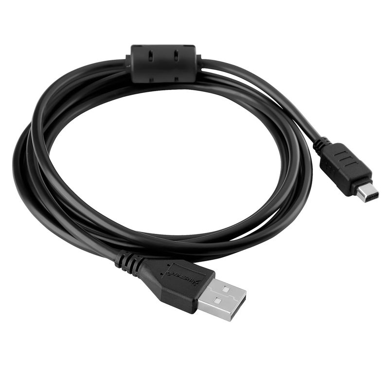 INSTEN Compatible USB Data Cable w/ Ferrite compatible with Olympus CB-USB5 / USB6, 2 of 4