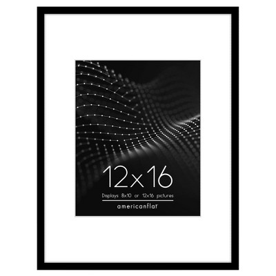 Americanflat Poster Frame With Mat - Perfect for Photos and Artwork