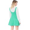 INSPIRE CHIC Women's Button Overalls Pinafore Suspenders Skirt - 3 of 4