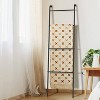 NEX 2pk 4 Tier Ladder Style Towel Racks Black - 3 of 4