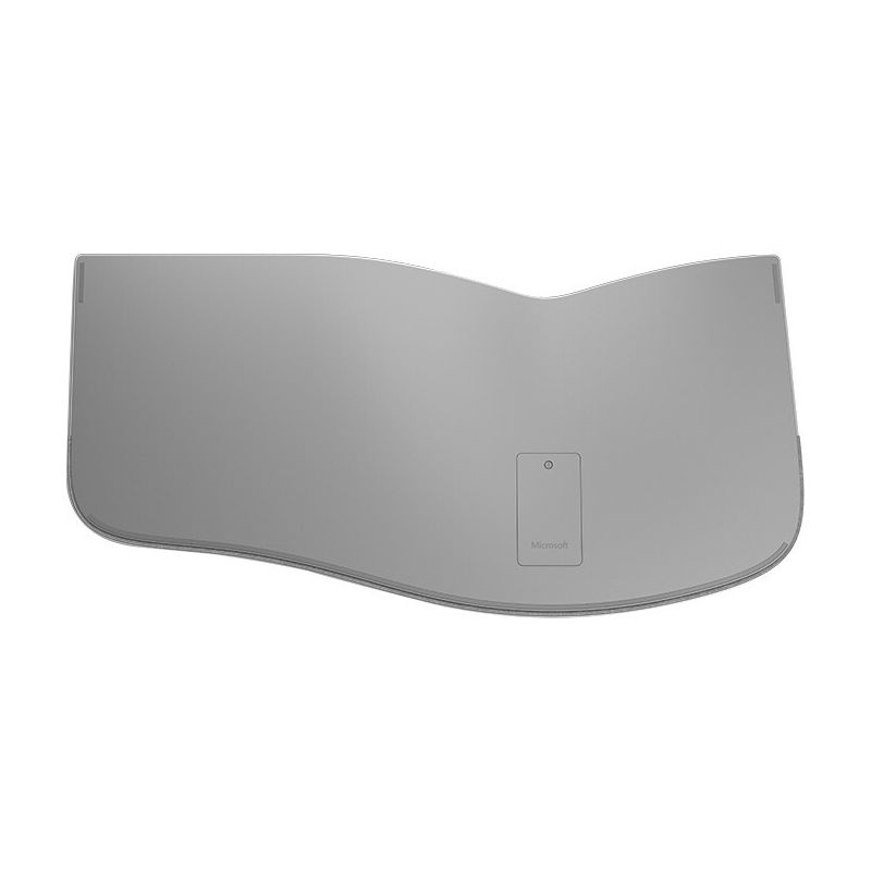 Microsoft Surface Ergonomic Keyboard Gray - Wireless - Bluetooth - QWERTY Key Layout - Made w/ Alcantara Material, 5 of 6