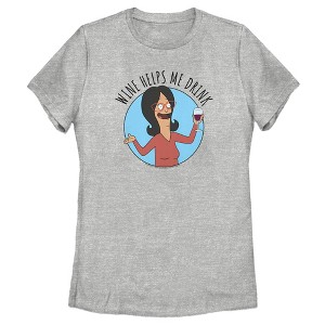 Women's Bob's Burgers Linda Wine Helps T-Shirt - 1 of 3