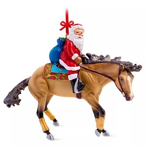 Breyer Animal Creations Breyer 2022 Holiday Santa Ornament | Santa Reiner - 1 of 3