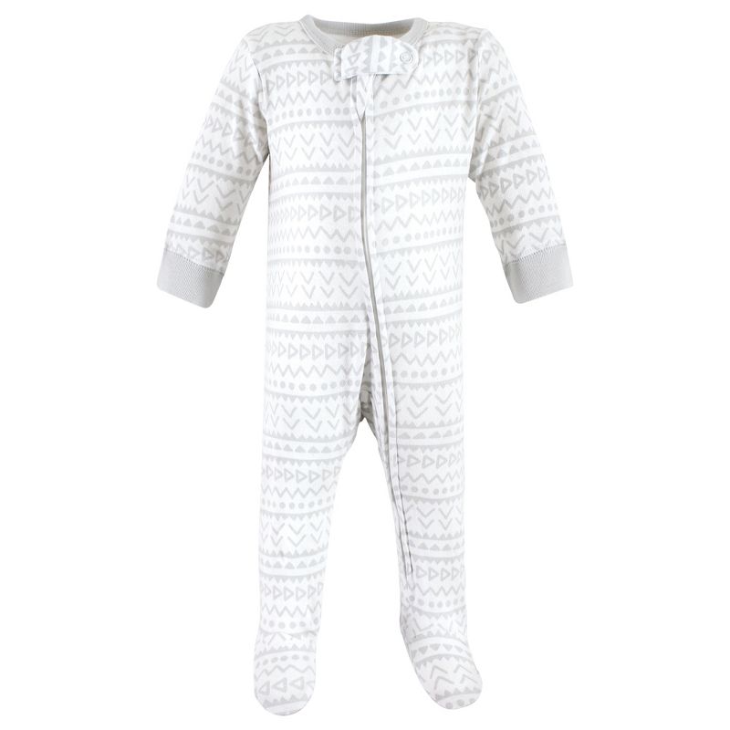 Touched by Nature Infant Girl Organic Cotton Sleep and Play, Girl Endangered Safari, 5 of 6
