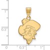 Black Bow Jewelry 14k Yellow Gold Oklahoma State Cowboys NCAA Large Pendant - 2 of 3
