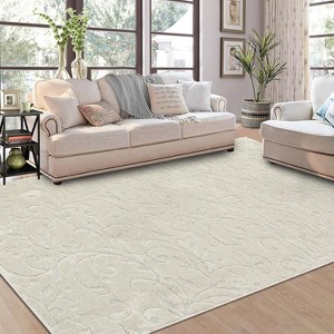 Acekool Extra Large Soft Shag Rug - Non-Slip Thick Carpet for Living Room, Bedroom & More (Multiple Sizes & Colors Available) - 1 of 4