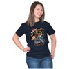 Betty Boop Biker Be Bold Snake Womens Graphic T Shirt Tees Brisco Brands - 4 of 4