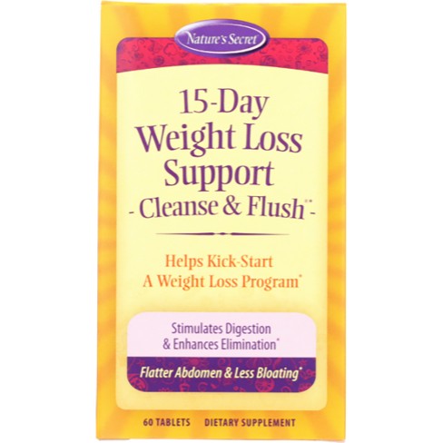 Nature's Secret Weight Loss Supplements 15-day Weight Loss Cleanse & Flush  : Target