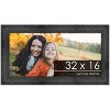 PosterPalooza | Panoramic Contemporary Black Picture Frame - UV Acrylic, Foam Board Backing, Hanging Hardware - 2 of 4
