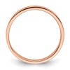 Black Bow Jewelry 3mm 14K Rose, White, or Yellow Gold Lightweight Flat Standard Fit Band - 2 of 4