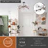 VAXCEL Orbit 32-in W Bronze and Brass Sputnik Ceiling Light Clear Glass - 2 of 4
