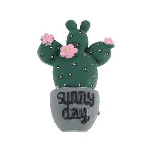 Unique Bargains Magnetic Fridge Decal Dark Green Brown 1 Pc - 1 of 3