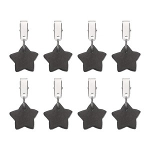 Unique Bargains Marble Star Shape Tablecloth Weight Pendant Hooks 1.57" x 1.57" - 1 of 4
