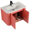 Caskvalley Modern Bathroom Vanity with Straight Fluted Design - Sink Included - 2 of 4