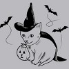 Men's Design By Humans Halloween cat, cute kitten, happy halloween By SPOODEMOON Tank Top - 2 of 2