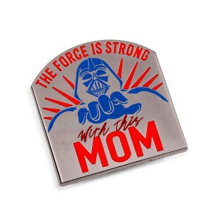 SalesOne LLC Star Wars Darth Vader "The Force Is Strong With This Mom" Enamel Pin - 1 of 4
