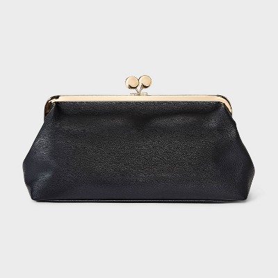 A New Day Kiss Lock Clutch Bag - A New Day™ Black — фото 6
