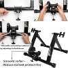 Sportneer Black Indoor Bike Trainer Stand Portable Magnetic Stainless Steel Exercise Bicycle Bike Trainer Stand Fit 26"-28" - 4 of 4