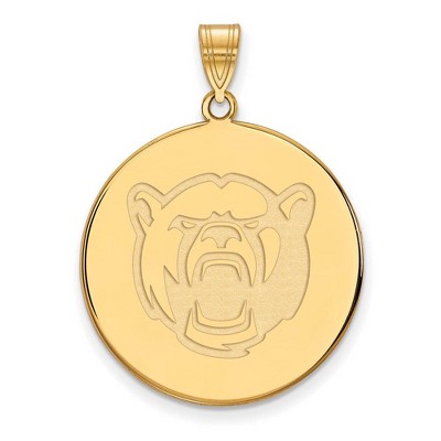 Black Bow Jewelry 14k Yellow Gold Baylor Bears NCAA Extra Large Pendant