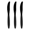 Smarty Had A Party Black Plastic Knives - 1000 pcs - 2 of 4