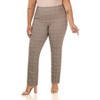 Rekucci Curvy Woman Ease into Comfort  Straight Pant with Tummy Control - 2 of 4