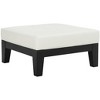 Jordan Square Ottoman - HUD4079 - White - Safavieh Couture - 3 of 4