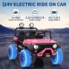 24V Kids Electric Ride-on Truck with Parent Remote Control, Spring Suspension, Parent Safety Brake, Storage, Off-Road Toy Car for Toddlers - 4 of 4