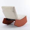 Okak Modern Accent Chairs for Bedroom, Rocking Chair Recliner, Comfy Rocker Chair with Footrest, Accent Reading and Upholstered Lounge Chair - 4 of 4
